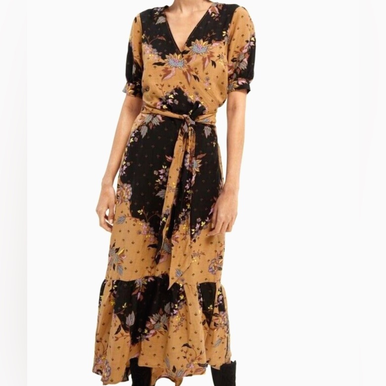 Scotch & Soda Printed Maxi Dress Size Xs